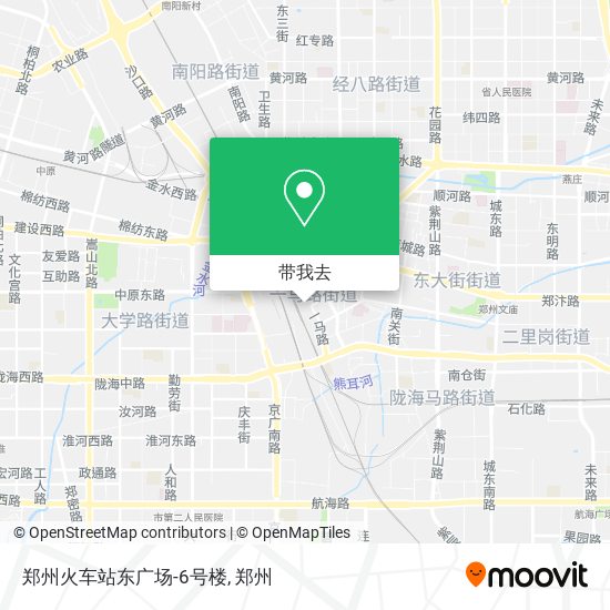 郑州火车站东广场-6号楼地图