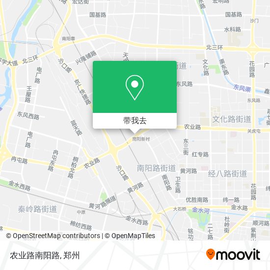 农业路南阳路地图