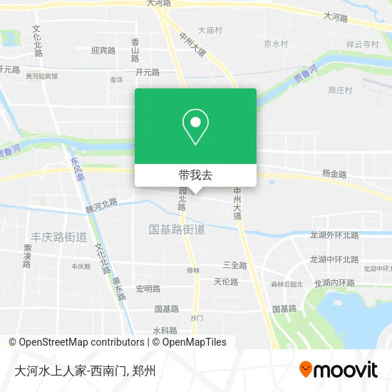 大河水上人家-西南门地图