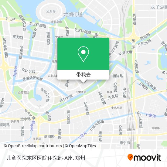 儿童医院东区医院住院部-A座地图