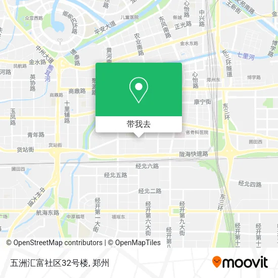五洲汇富社区32号楼地图
