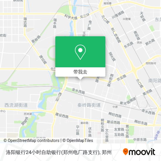 洛阳银行24小时自助银行(郑州电厂路支行)地图