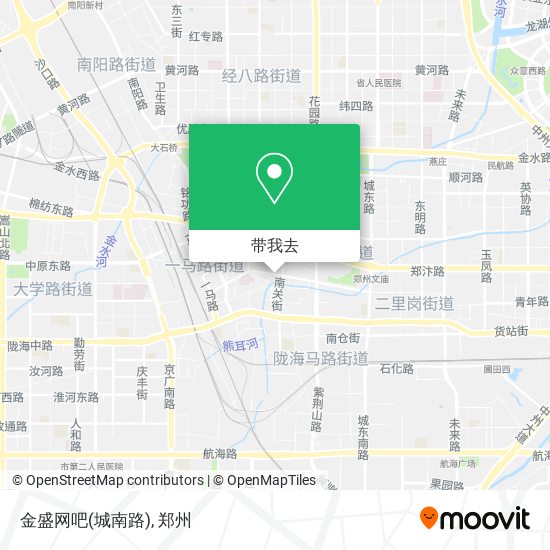 金盛网吧(城南路)地图
