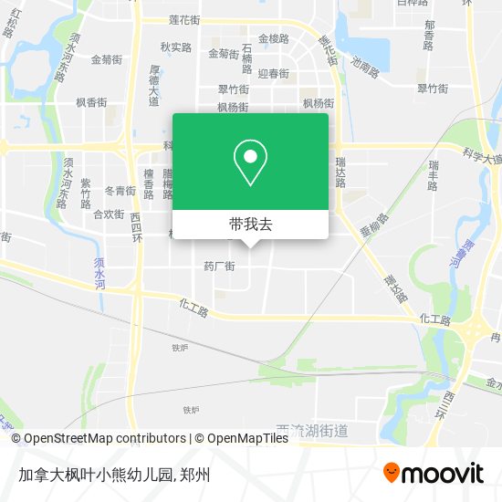 加拿大枫叶小熊幼儿园地图