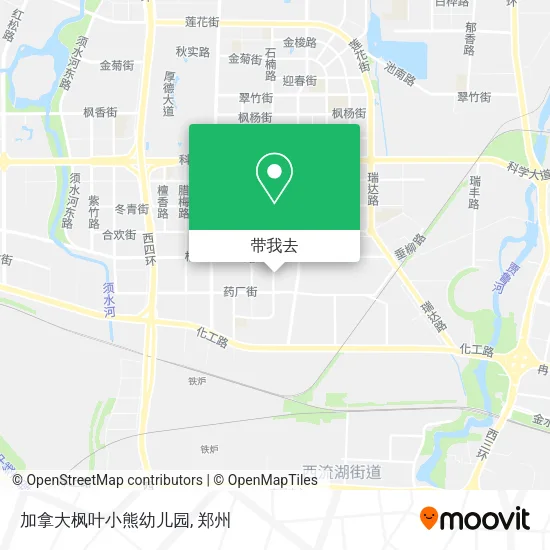 加拿大枫叶小熊幼儿园地图