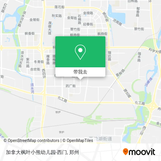加拿大枫叶小熊幼儿园-西门地图
