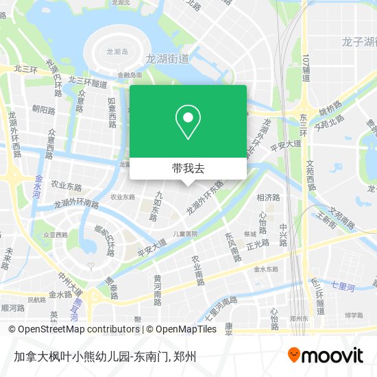 加拿大枫叶小熊幼儿园-东南门地图