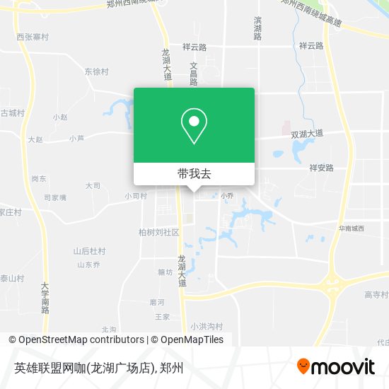 英雄联盟网咖(龙湖广场店)地图