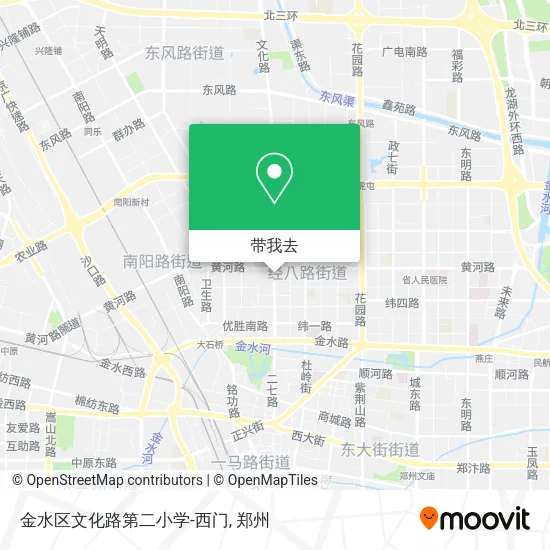 金水区文化路第二小学-西门地图