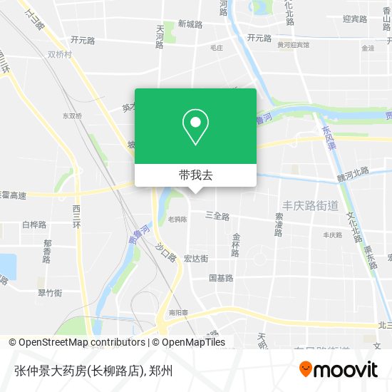 张仲景大药房(长柳路店)地图