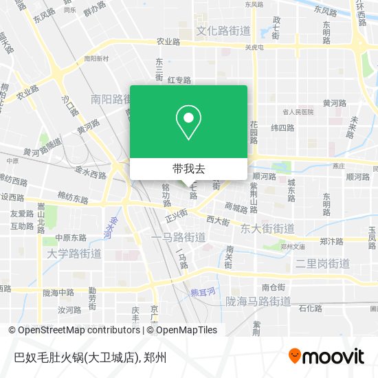 巴奴毛肚火锅(大卫城店)地图