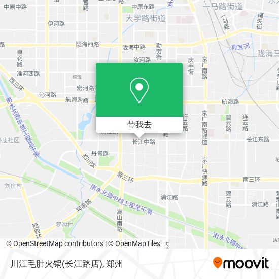 川江毛肚火锅(长江路店)地图