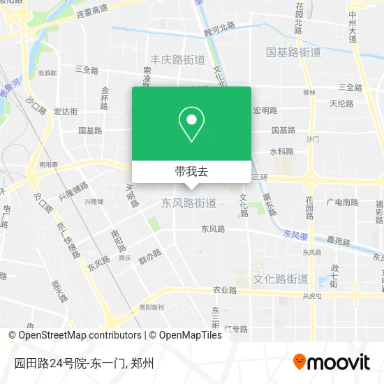 园田路24号院-东一门地图