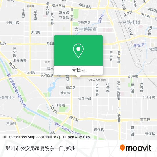 郑州市公安局家属院东一门地图