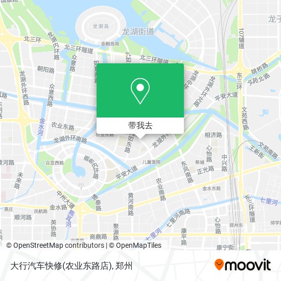 大行汽车快修(农业东路店)地图