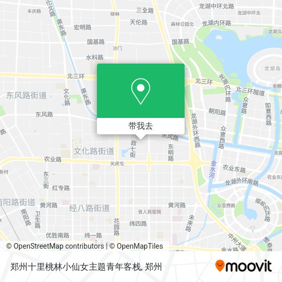 郑州十里桃林小仙女主题青年客栈地图