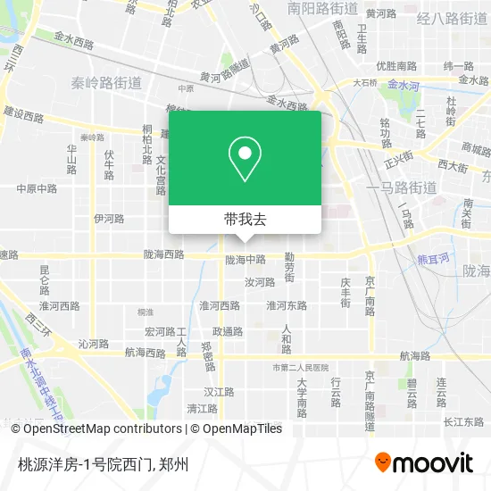 桃源洋房-1号院西门地图