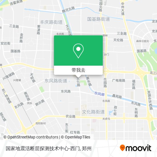 国家地震活断层探测技术中心-西门地图