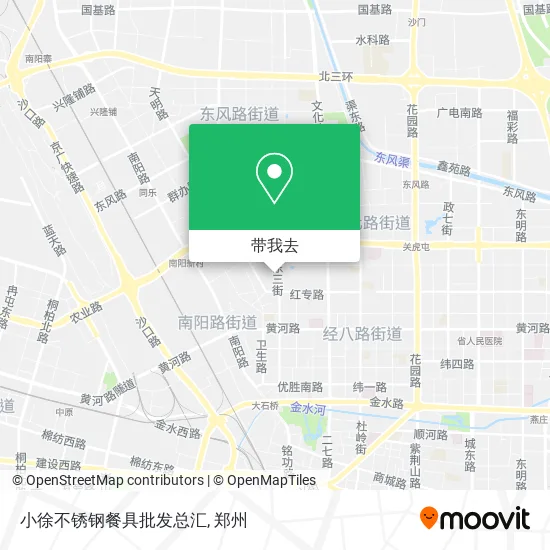 小徐不锈钢餐具批发总汇地图