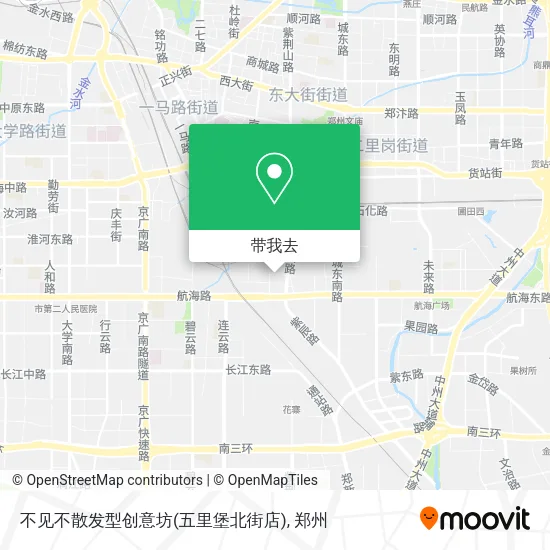 不见不散发型创意坊(五里堡北街店)地图