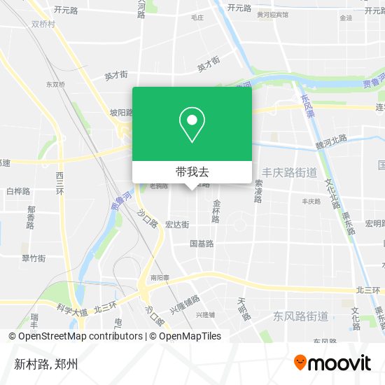 新村路地图