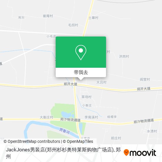 JackJones男装店(郑州杉杉奥特莱斯购物广场店)地图