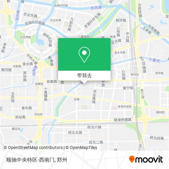 顺驰中央特区-西南门地图