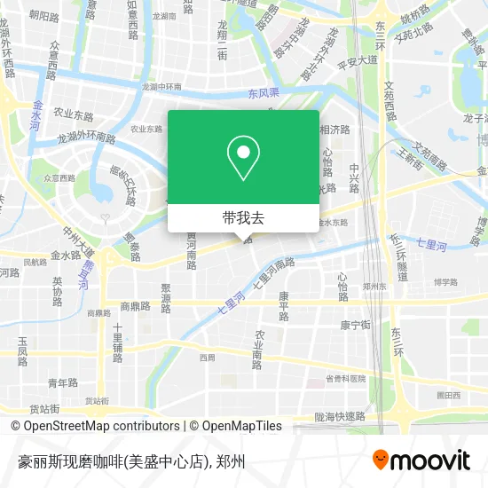 豪丽斯现磨咖啡(美盛中心店)地图