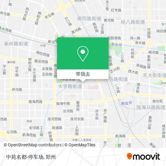 中苑名都-停车场地图