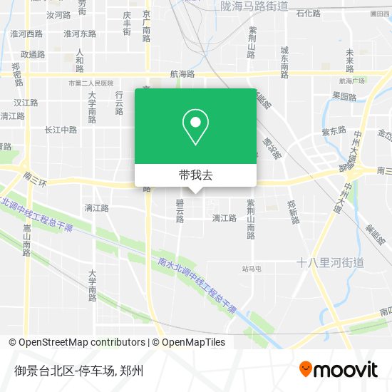 御景台北区-停车场地图