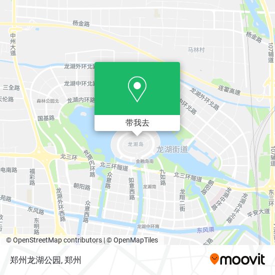 郑州龙湖公园地图