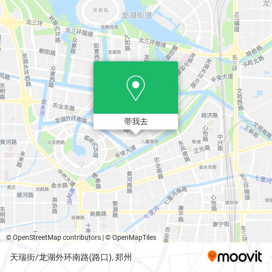天瑞街/龙湖外环南路(路口)地图