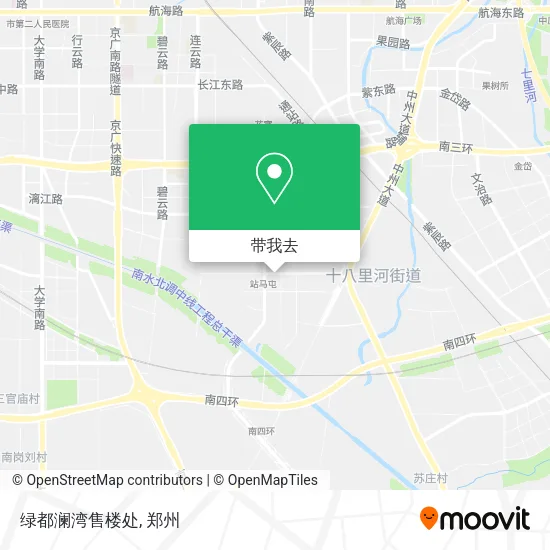 绿都澜湾售楼处地图