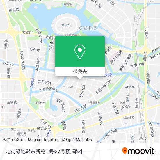 老街绿地郑东新苑1期-27号楼地图