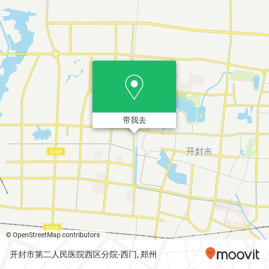 开封市第二人民医院西区分院-西门地图