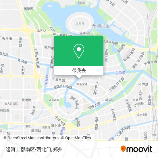 运河上郡南区-西北门地图