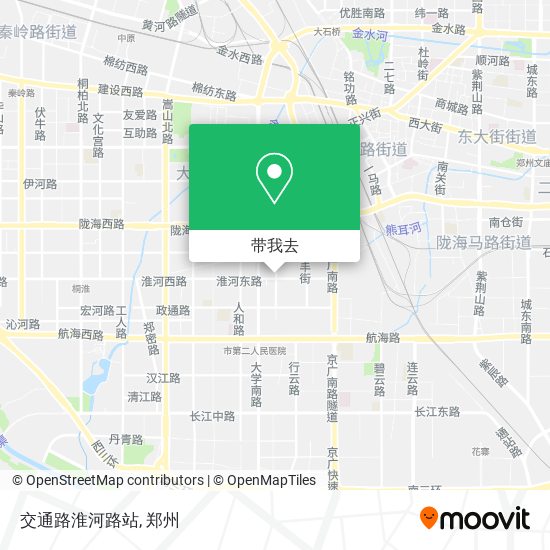 交通路淮河路站地图