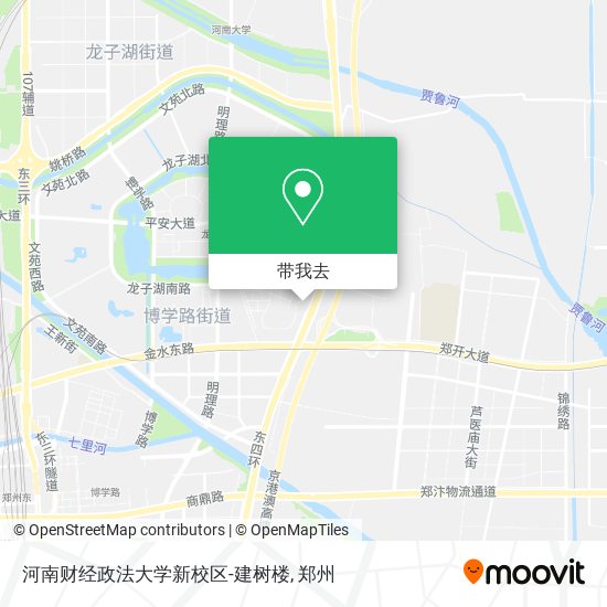 河南财经政法大学新校区-建树楼地图