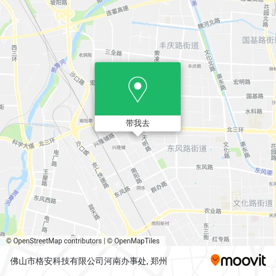 佛山市格安科技有限公司河南办事处地图