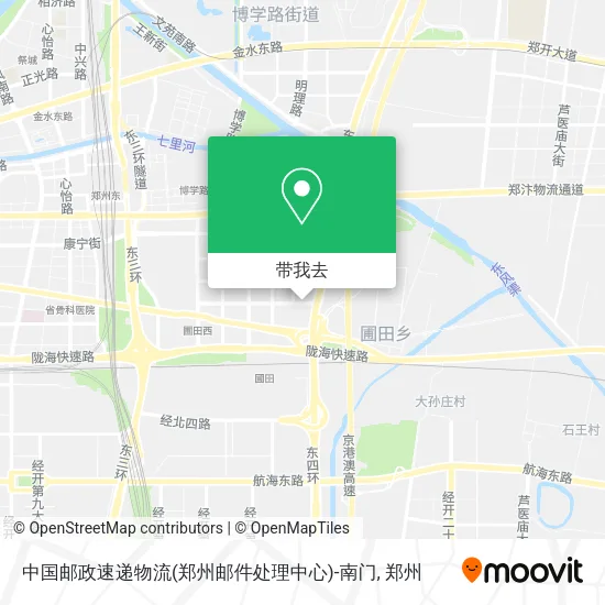 中国邮政速递物流(郑州邮件处理中心)-南门地图