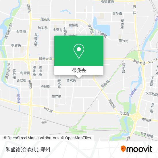 和盛德(合欢街)地图