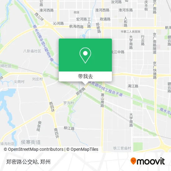 郑密路公交站地图