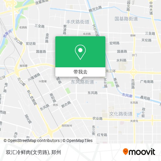 双汇冷鲜肉(文劳路)地图