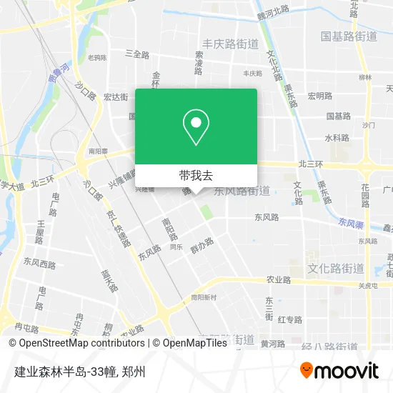 建业森林半岛-33幢地图