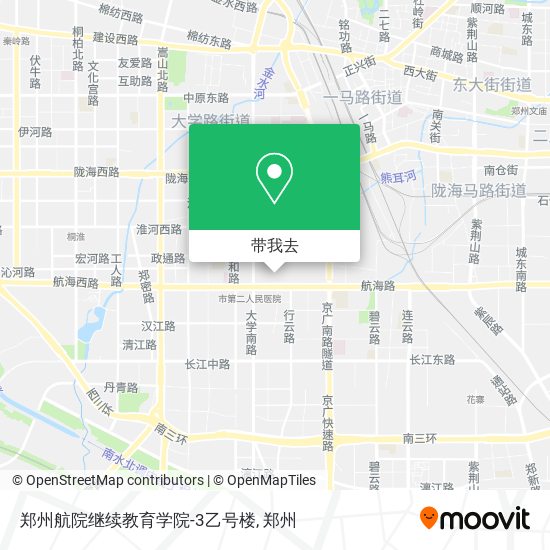 郑州航院继续教育学院-3乙号楼地图