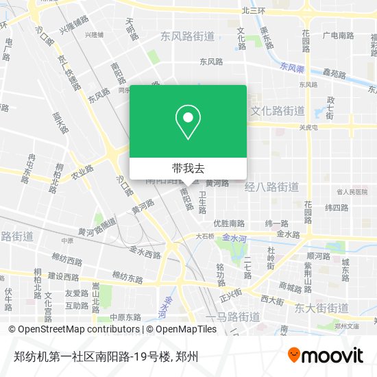 郑纺机第一社区南阳路-19号楼地图