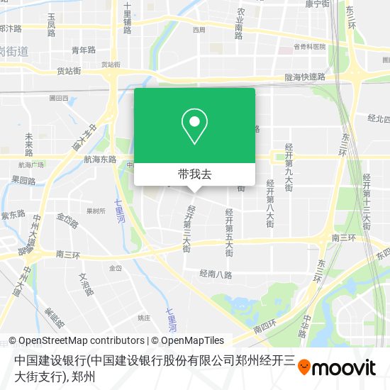 中国建设银行(中国建设银行股份有限公司郑州经开三大街支行)地图