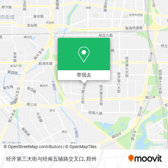 经开第三大街与经南五辅路交叉口地图