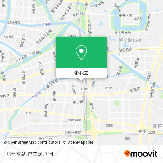 郑州东站-停车场地图