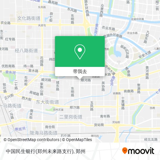 中国民生银行(郑州未来路支行)地图
